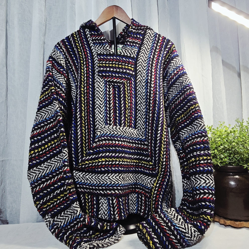 Multicolor Patterned Women's Hoodie